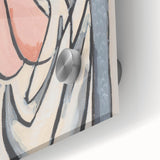 Modern Minimalist Wall Art - Woman with Flowers Abstract Print