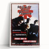 Red Hot Chili Peppers Concert Poster | Vintage Rock Art with Snoop Dogg