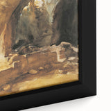 Romantic Art Prints: Ruined Cellar—Arras by John Singer Sargent