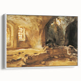 Romantic Art Prints: Ruined Cellar—Arras by John Singer Sargent