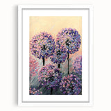 Textured Floral Wall Art – Purple and Pink Hydrangea Canvas
