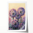 Textured Floral Wall Art – Purple and Pink Hydrangea Canvas