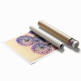 Textured Floral Wall Art – Purple and Pink Hydrangea Canvas