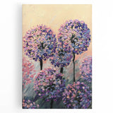 Textured Floral Wall Art – Purple and Pink Hydrangea Canvas