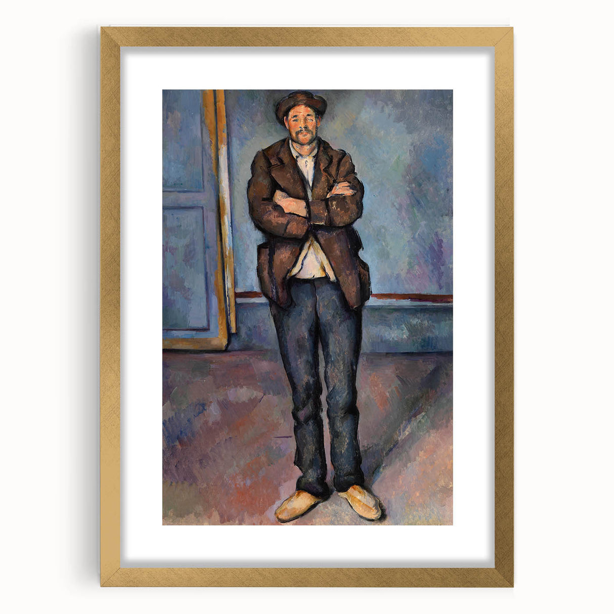 Impressionism Wall Art: Standing Peasant by Paul Cézanne Prints