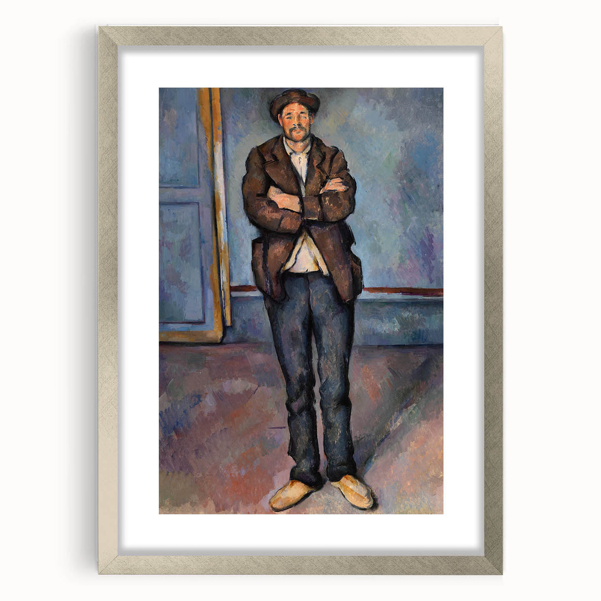 Impressionism Wall Art: Standing Peasant by Paul Cézanne Prints