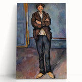 Impressionism Wall Art: Standing Peasant by Paul Cézanne Prints