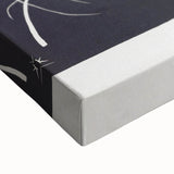 Abstract Geometric Modern Wall Art - Bold Black and Yellow Print