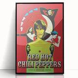 Red Hot Chili Peppers Weston Park Poster | Vintage Rock Art