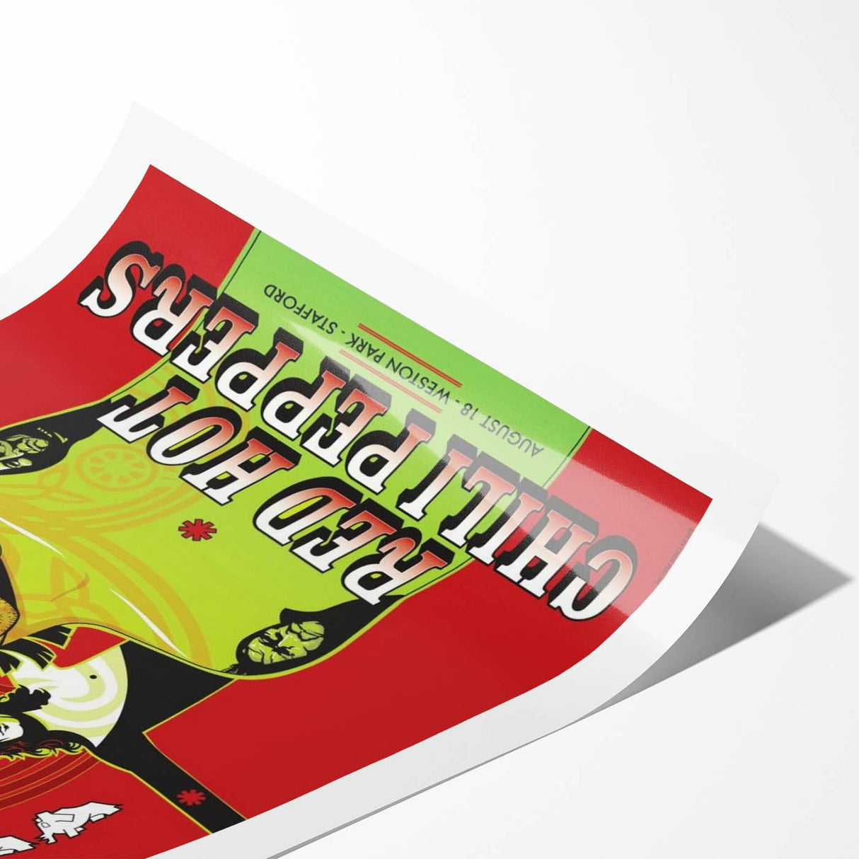 Red Hot Chili Peppers Weston Park Poster | Vintage Rock Art