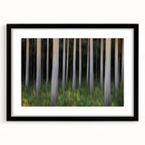 Vertical Forest Flow – Dynamic Abstract Tree Motion Wall Art