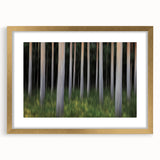 Vertical Forest Flow – Dynamic Abstract Tree Motion Wall Art