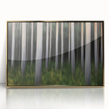 Vertical Forest Flow – Dynamic Abstract Tree Motion Wall Art