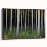 Vertical Forest Flow – Dynamic Abstract Tree Motion Wall Art