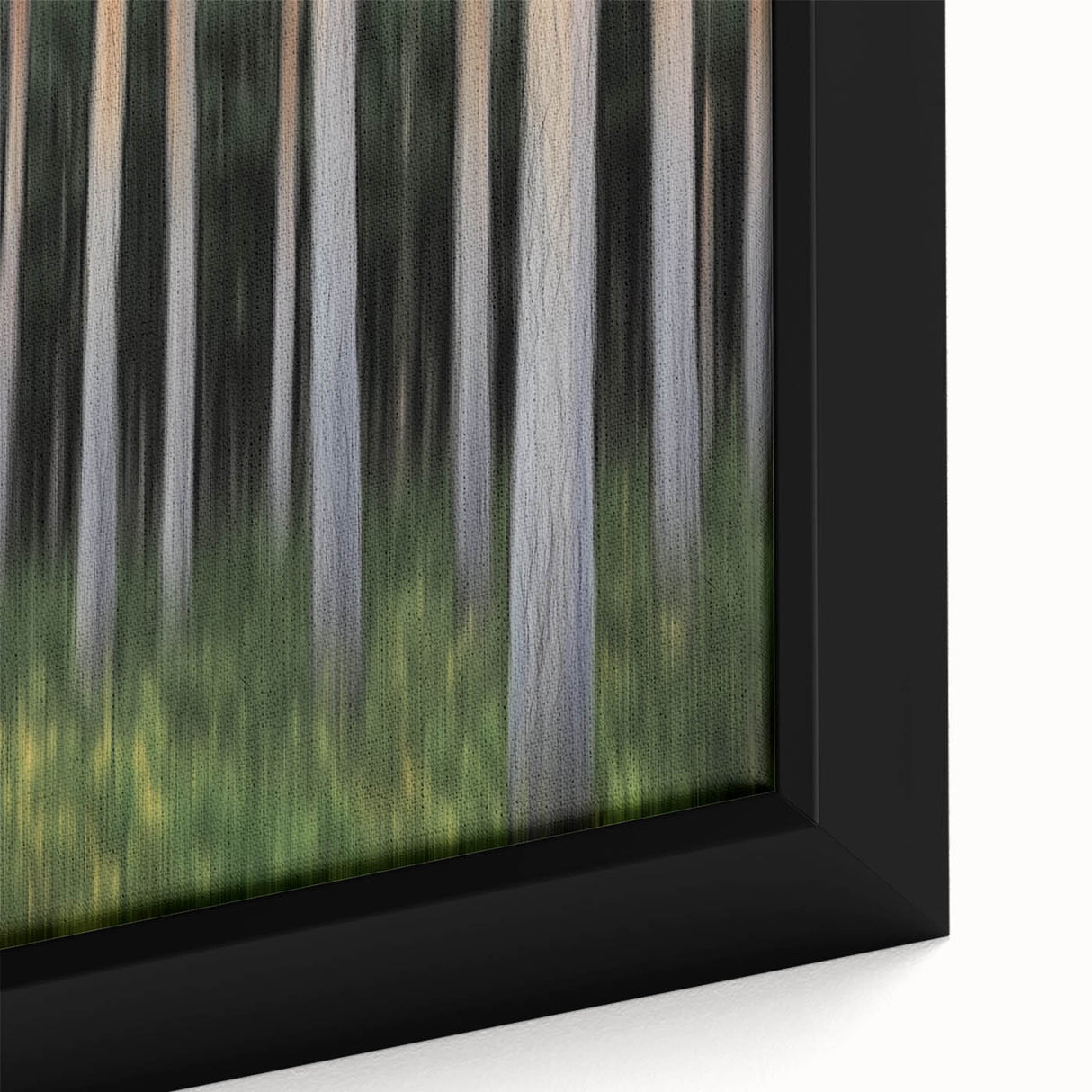 Vertical Forest Flow – Dynamic Abstract Tree Motion Wall Art