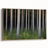Vertical Forest Flow – Dynamic Abstract Tree Motion Wall Art
