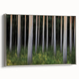 Vertical Forest Flow – Dynamic Abstract Tree Motion Wall Art