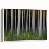 Vertical Forest Flow – Dynamic Abstract Tree Motion Wall Art
