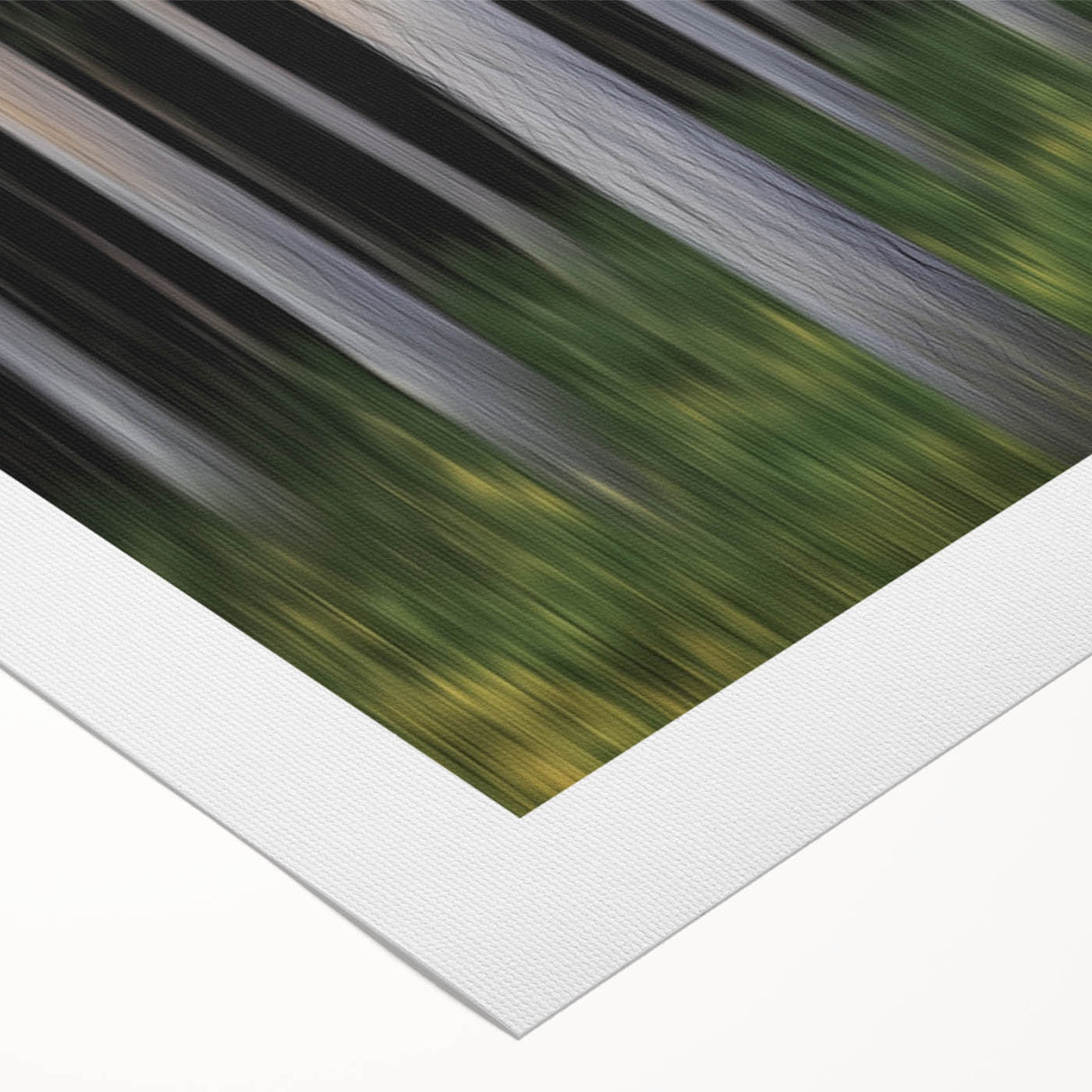 Vertical Forest Flow – Dynamic Abstract Tree Motion Wall Art