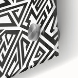 Bold Geometric Black and White Wall Art – Framed & Canvas