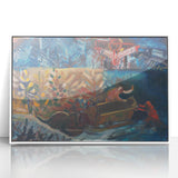 Expressionist Compassion Scene – Carrying the Sick Canvas Wall Art