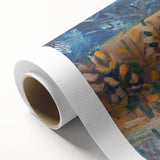 Expressionist Compassion Scene – Carrying the Sick Canvas Wall Art