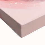 Large art of a black and white landscape painting on stretched canvas, ideal for bedroom wall decor.