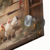 Farmhouse Holiday Chickens – Rustic Christmas Wall Decor