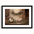 Farmhouse Holiday Chickens – Rustic Christmas Wall Decor