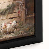 Farmhouse Holiday Chickens – Rustic Christmas Wall Decor