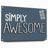 Simply Awesome Boys Room Wall Art – Kids Wall Art Prints for Playroom