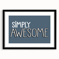 Simply Awesome Boys Room Wall Art – Kids Wall Art Prints for Playroom