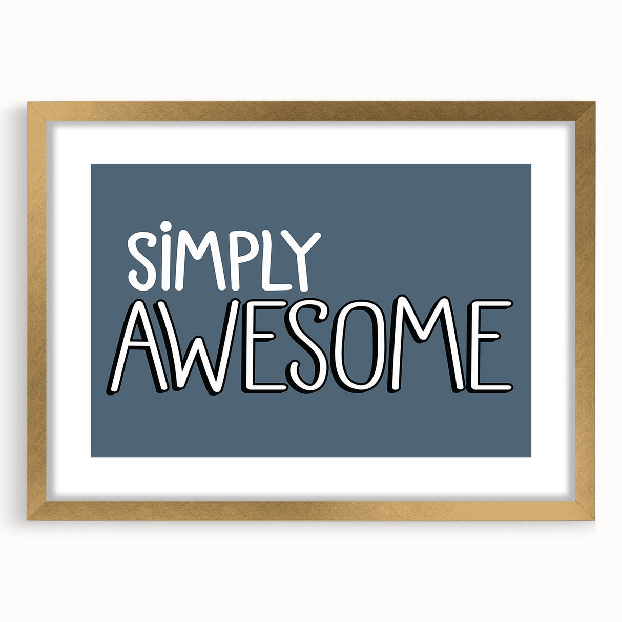 Simply Awesome Boys Room Wall Art – Kids Wall Art Prints for Playroom
