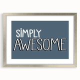 Simply Awesome Boys Room Wall Art – Kids Wall Art Prints for Playroom