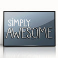 Simply Awesome Boys Room Wall Art – Kids Wall Art Prints for Playroom