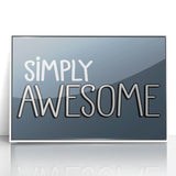 Simply Awesome Boys Room Wall Art – Kids Wall Art Prints for Playroom