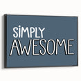 Simply Awesome Boys Room Wall Art – Kids Wall Art Prints for Playroom