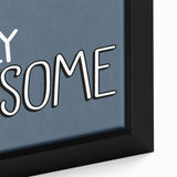 Simply Awesome Boys Room Wall Art – Kids Wall Art Prints for Playroom