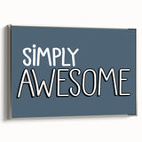 Simply Awesome Boys Room Wall Art – Kids Wall Art Prints for Playroom