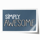 Simply Awesome Boys Room Wall Art – Kids Wall Art Prints for Playroom