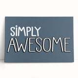 Simply Awesome Boys Room Wall Art – Kids Wall Art Prints for Playroom