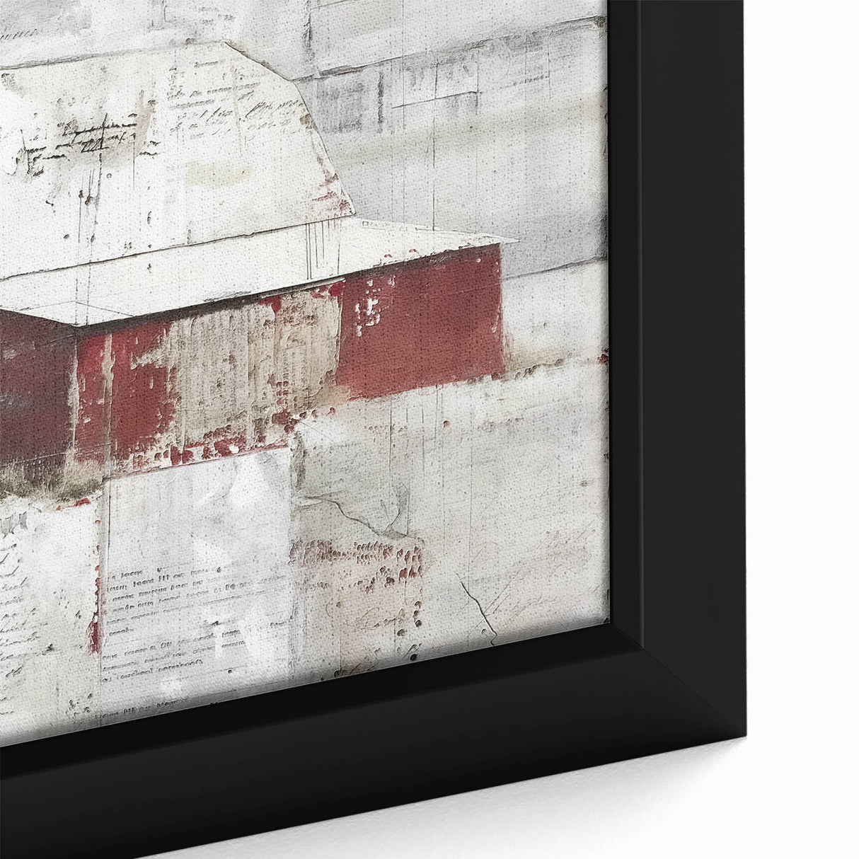 Framed landscape barn wall art showcasing a rustic design with warm earthy tones, detailed texture, and a natural wood frame, perfect for farmhouse decor.