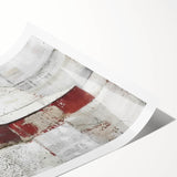 Rustic barn landscape wall art print showcasing vibrant colors and intricate details, rolled and ready for framing, perfect for enhancing home decor.