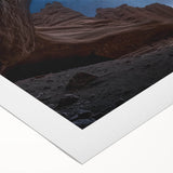 Stunning rolled canvas artwork depicting vibrant canyons in a landscape setting, showcasing rich colors and textures, ideal for home decor or art enthusiasts.