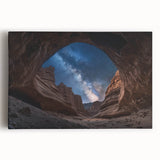 Landscape canvas artwork showcasing vibrant canyons with rich earthy tones and intricate detailing, perfect for adding a touch of nature-inspired elegance to any room.