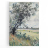 Stretched canvas artwork showcasing a vibrant landscape design, featuring rich colors and intricate details, perfect for enhancing modern home decor.