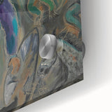 Expressive Circus Scene Art Print – Modern Clown & Performers Design