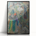 Expressive Circus Scene Art Print – Modern Clown & Performers Design