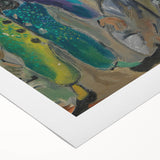 Expressive Circus Scene Art Print – Modern Clown & Performers Design