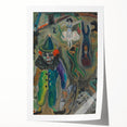 Expressive Circus Scene Art Print – Modern Clown & Performers Design